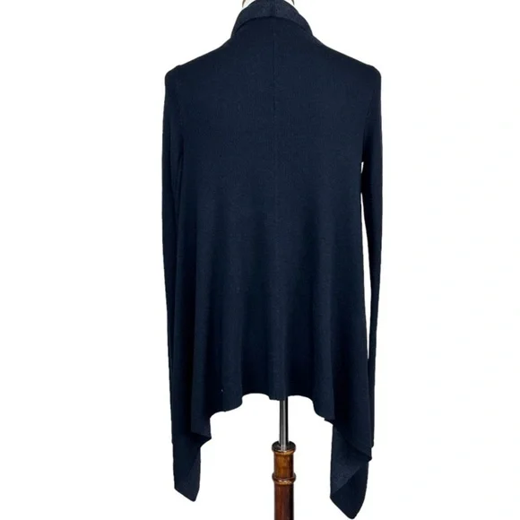 LULULEMON Reversible Waterfall Cardigan in Black/Grey One Size Casual warm wrap - Picture 8 of 11